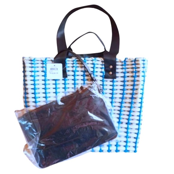 NWT Nordstrom STURDY Tote XLARGE Shopper & Pouch VIRTUALLY INDESTRUCTIBLE Roomy - Picture 8 of 9